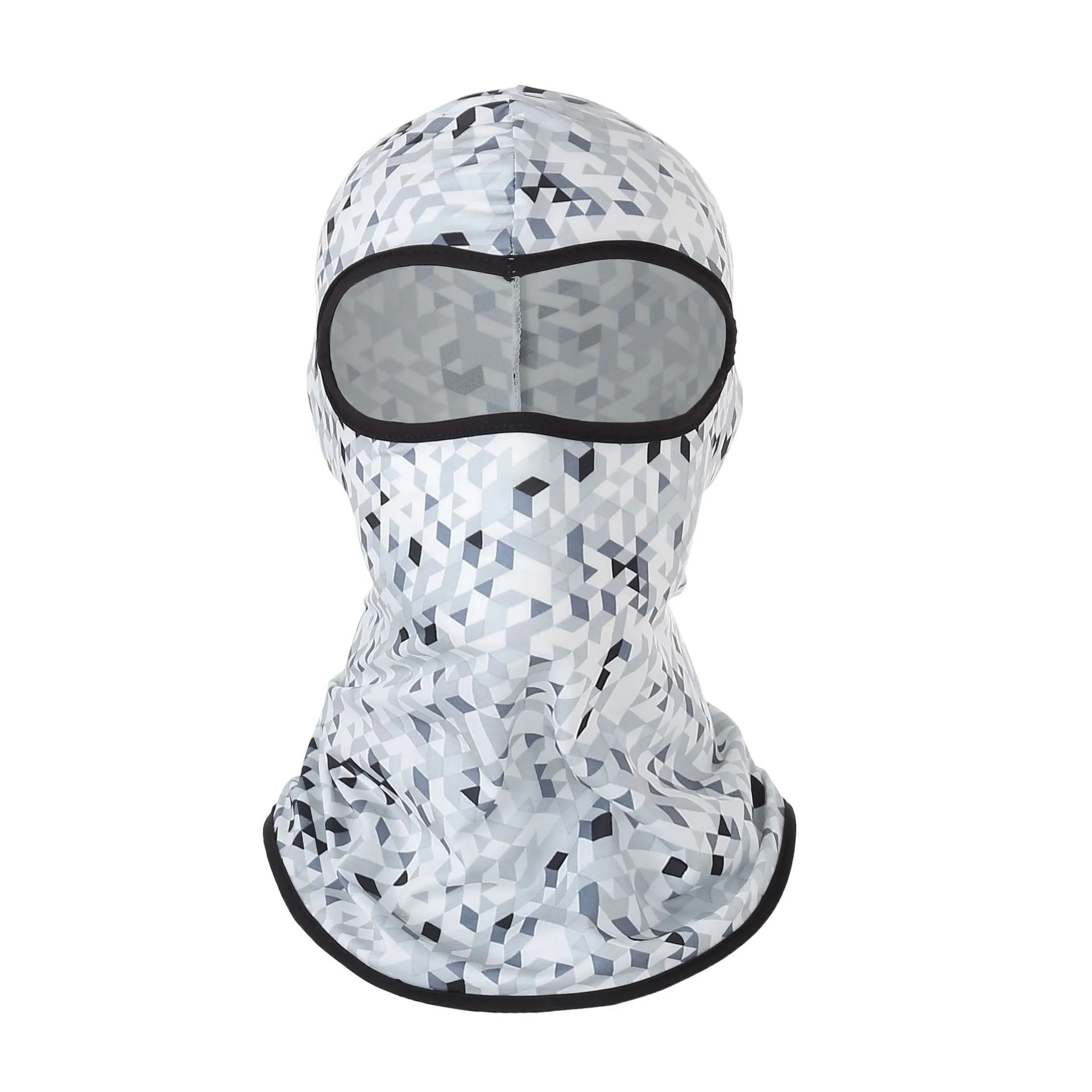 2PCs Windtight Hoods Sun-Proof Breathable Summer Ice Silk Face Mask for Outdoor Cycling