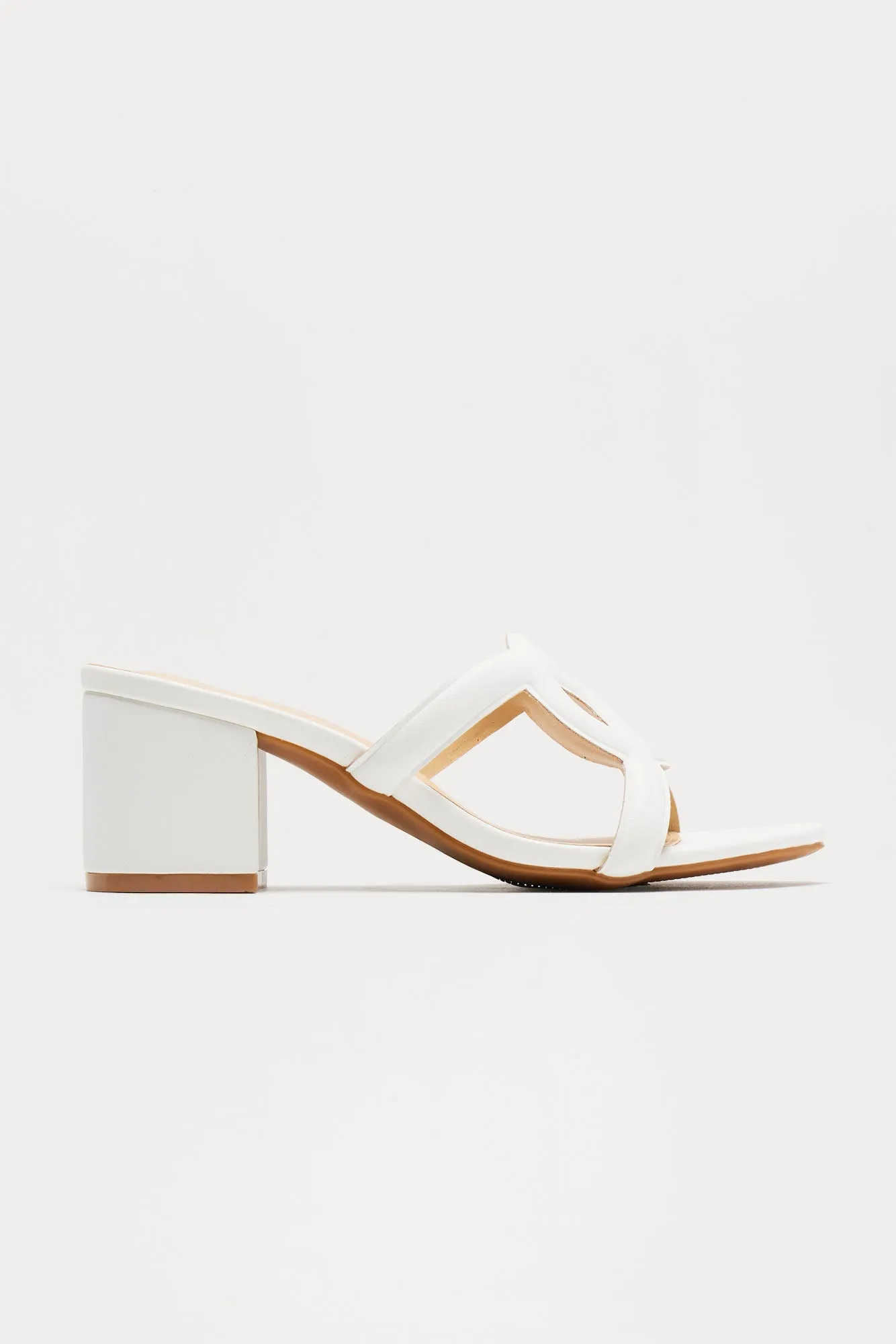Addy Mules - White