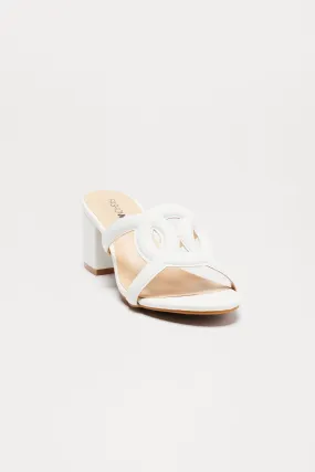 Addy Mules - White