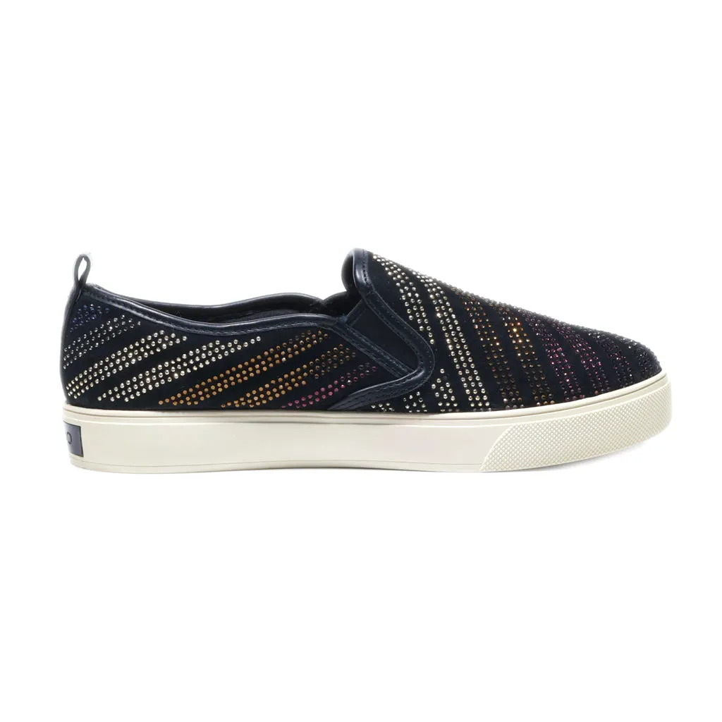 Aldo Slip Ons Fabric Black Colour For Women