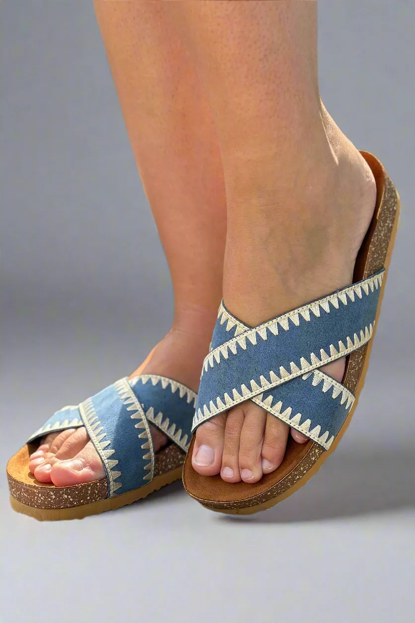 Amor Sandals - Indigo
