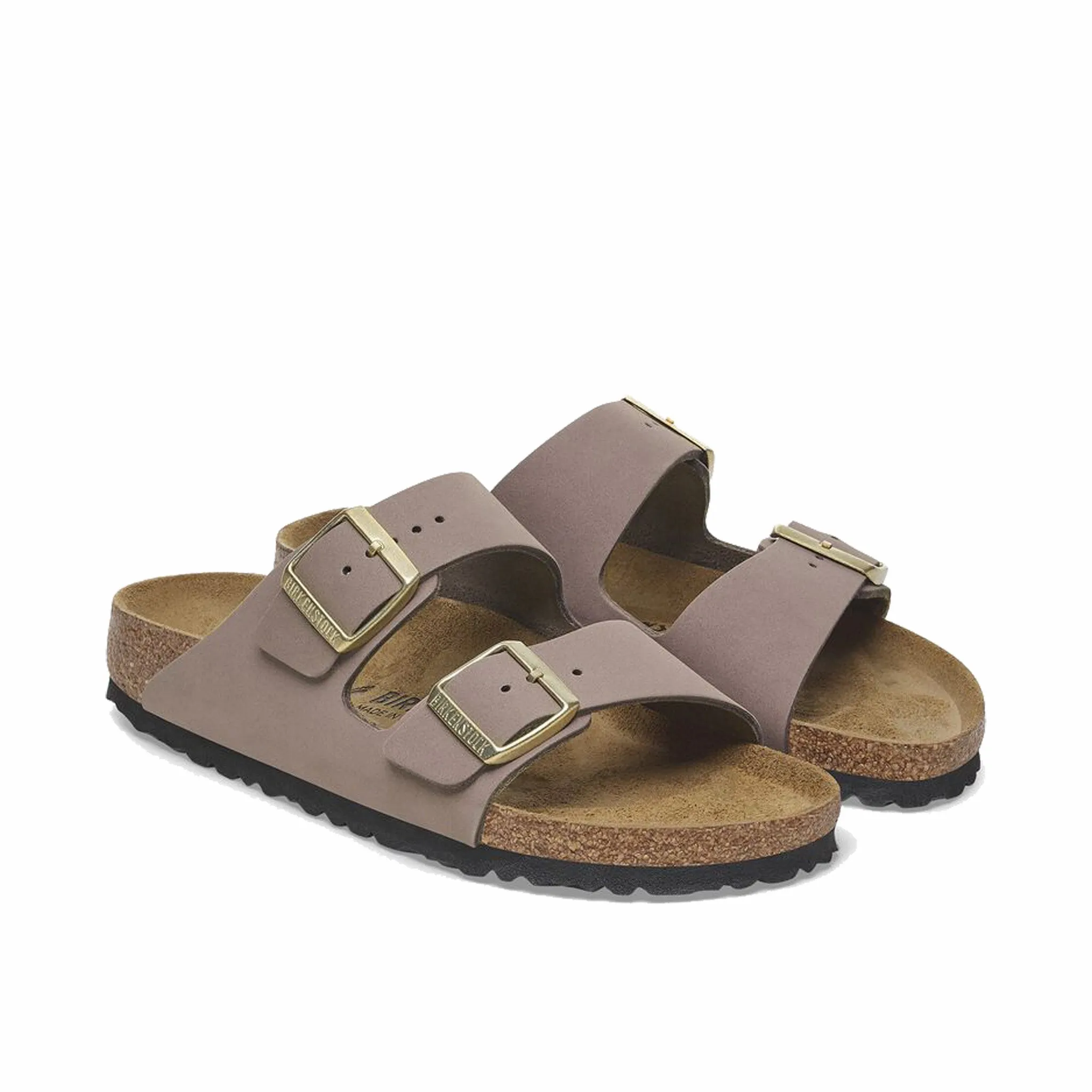 Birkenstock Women's Nubuck Leather Arizona - Narrow (Faded Purple)