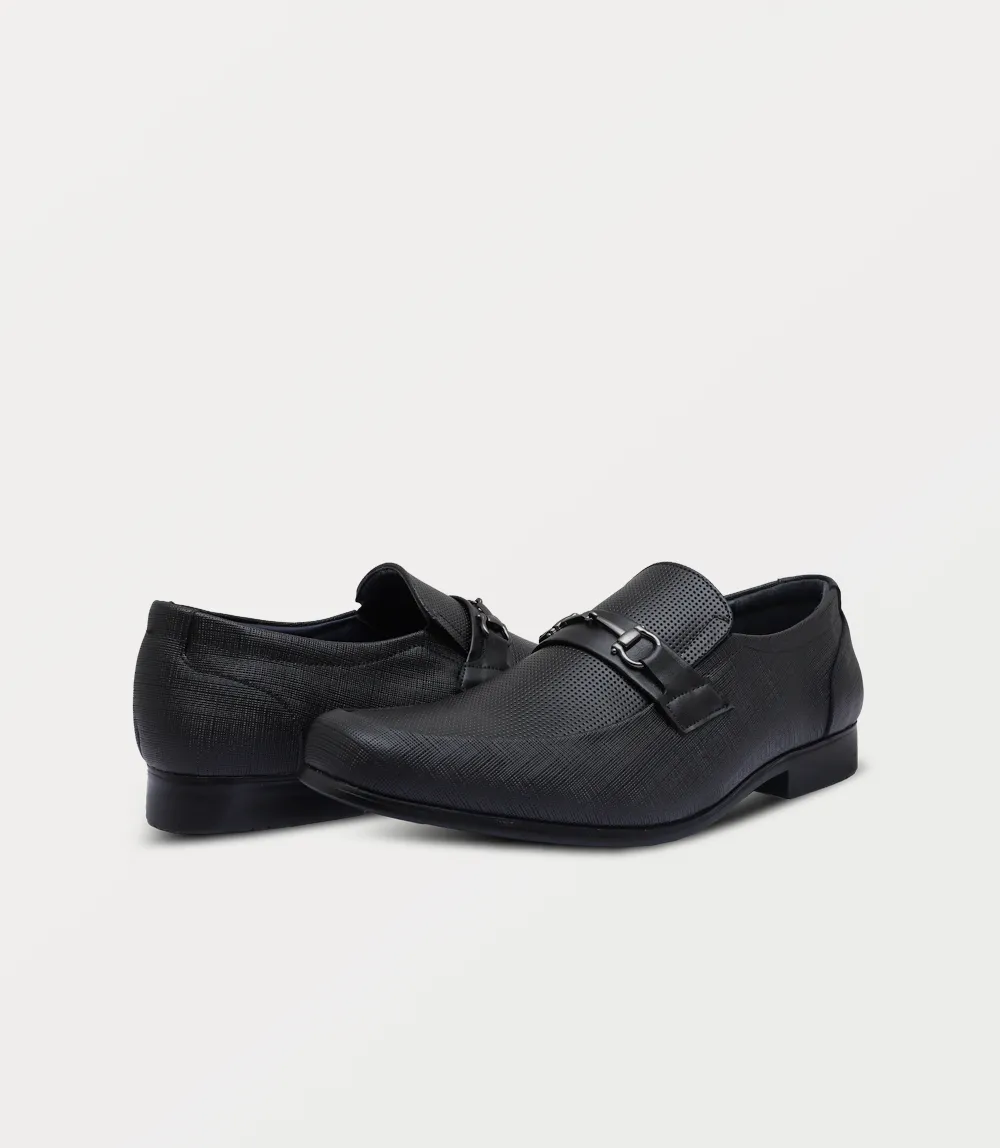 BM5079-BLACK-Men Slip on