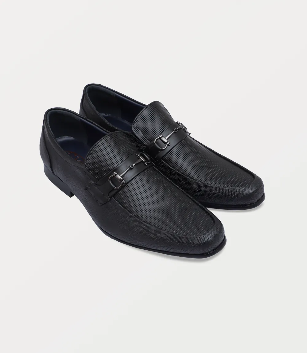 BM5079-BLACK-Men Slip on