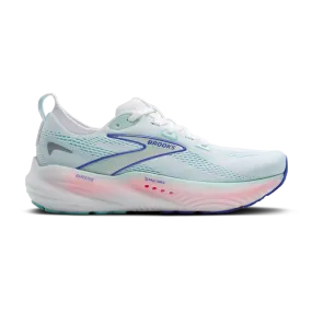 Brooks Women's Glycerin 22 D Width White/Limpet Shell/Amparo Blue