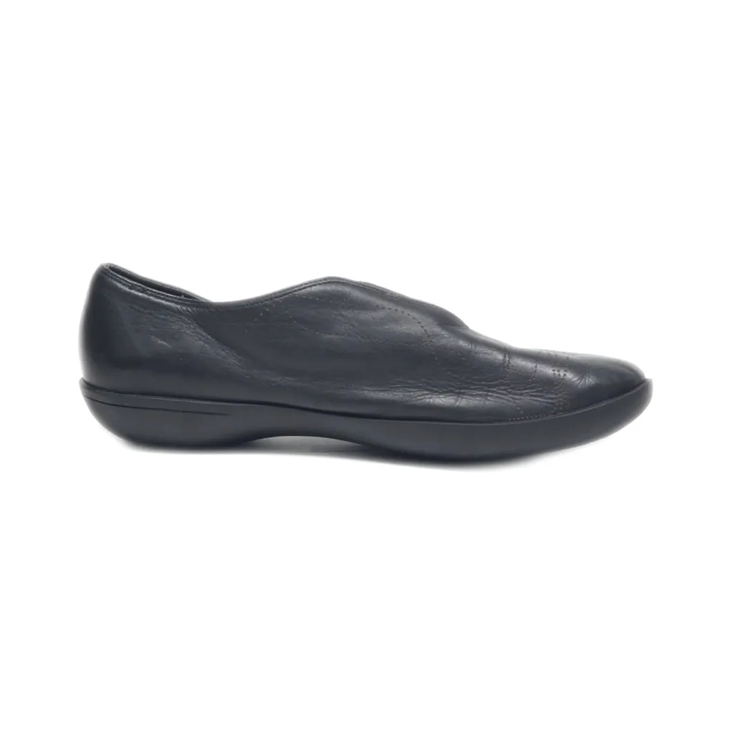 Camper Slip Ons Leather Black Colour For Women