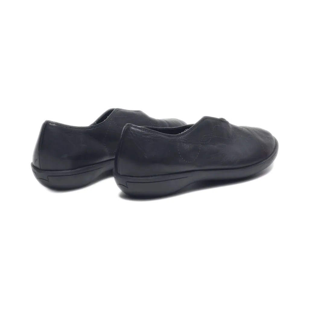 Camper Slip Ons Leather Black Colour For Women