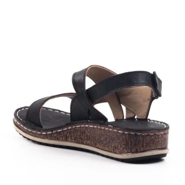Casual Open Toe Wedge Heel Sandals