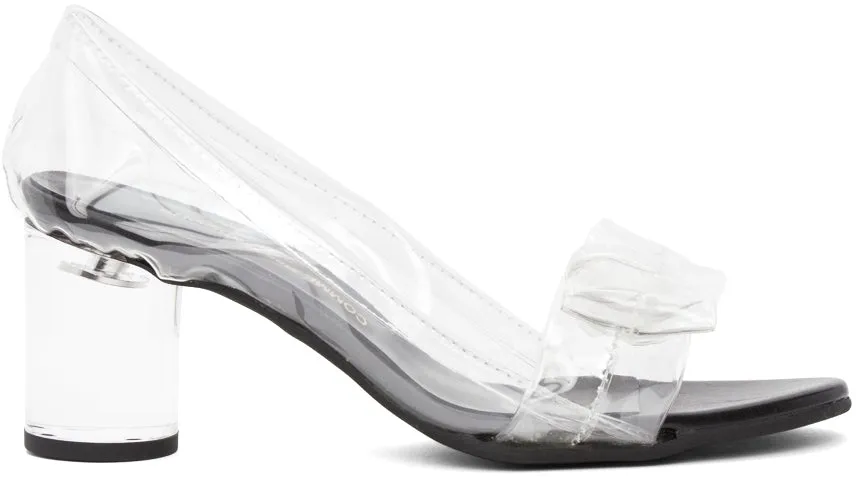 Comme des GarÃ§ons Transparent Bow Heels