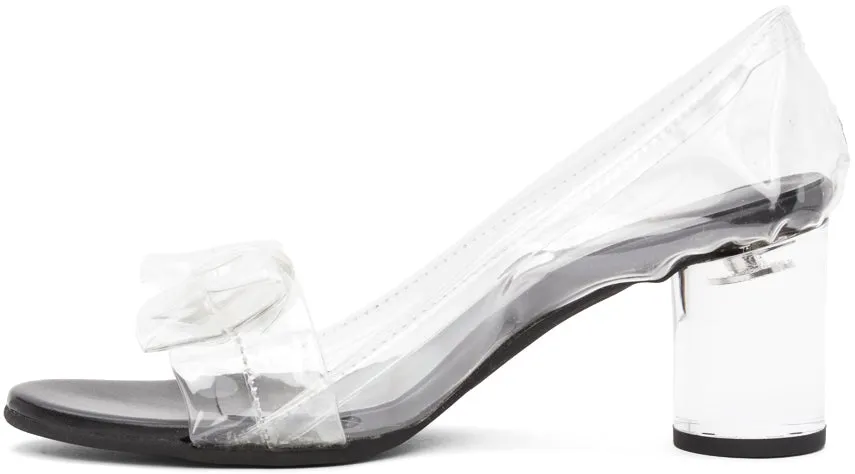 Comme des GarÃ§ons Transparent Bow Heels