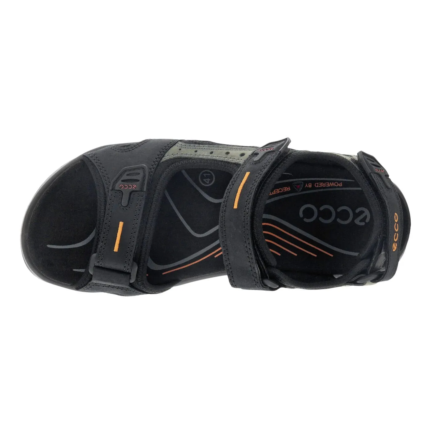 Ecco Men's Offroad Sandals- Black Mole/ Black