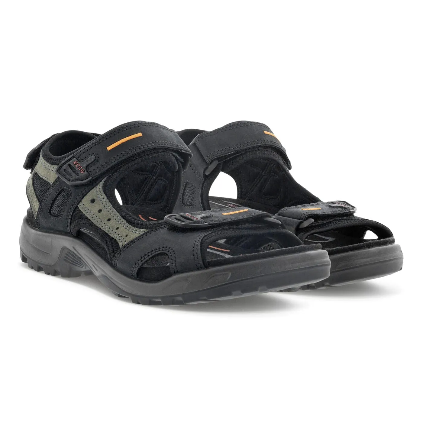 Ecco Men's Offroad Sandals- Black Mole/ Black