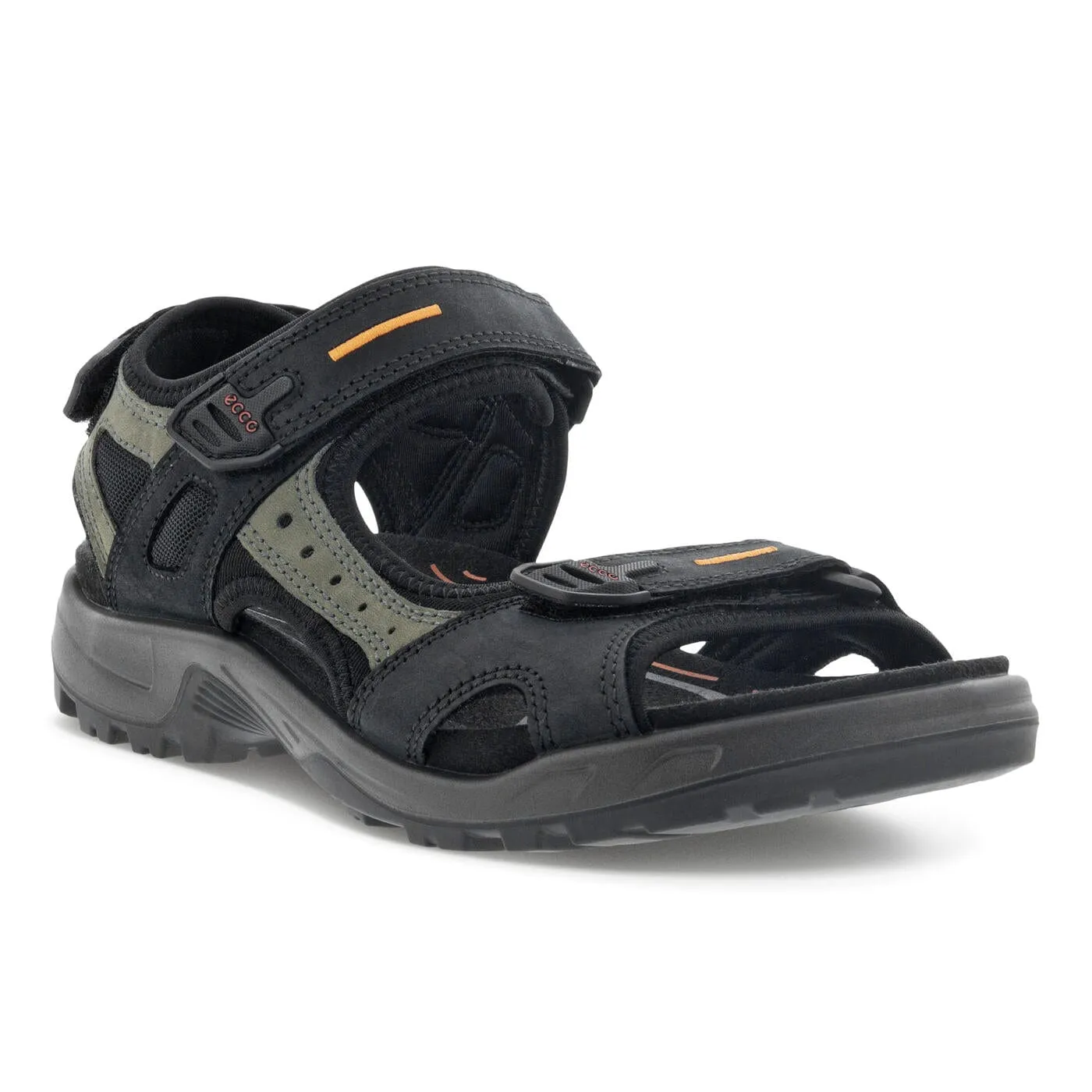 Ecco Men's Offroad Sandals- Black Mole/ Black