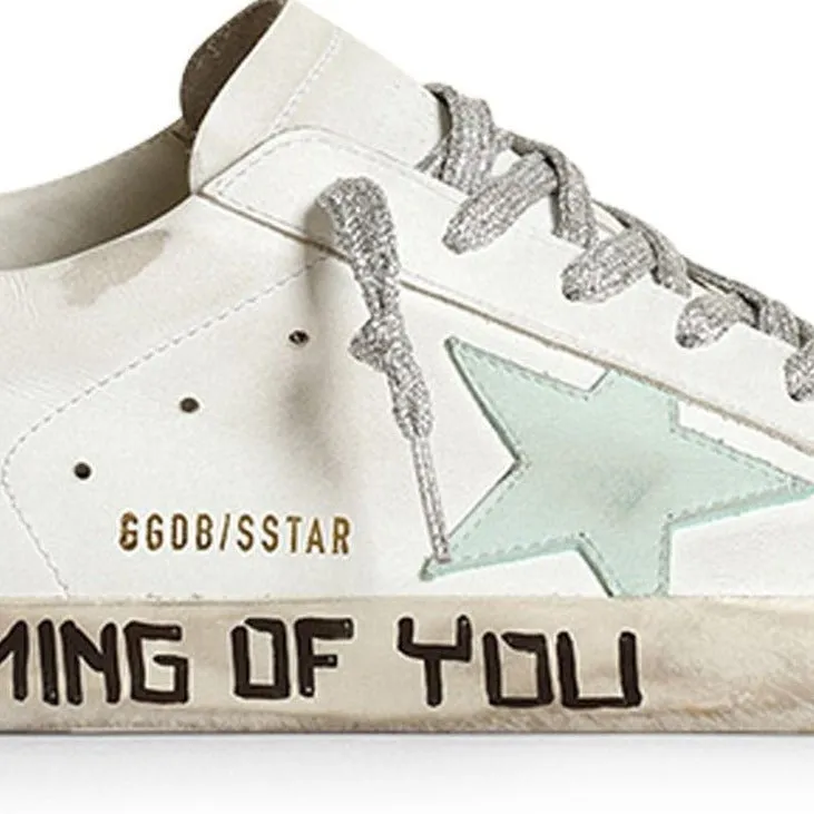 Golden Goose Superstar Metallic Mixed Leather Sneakers