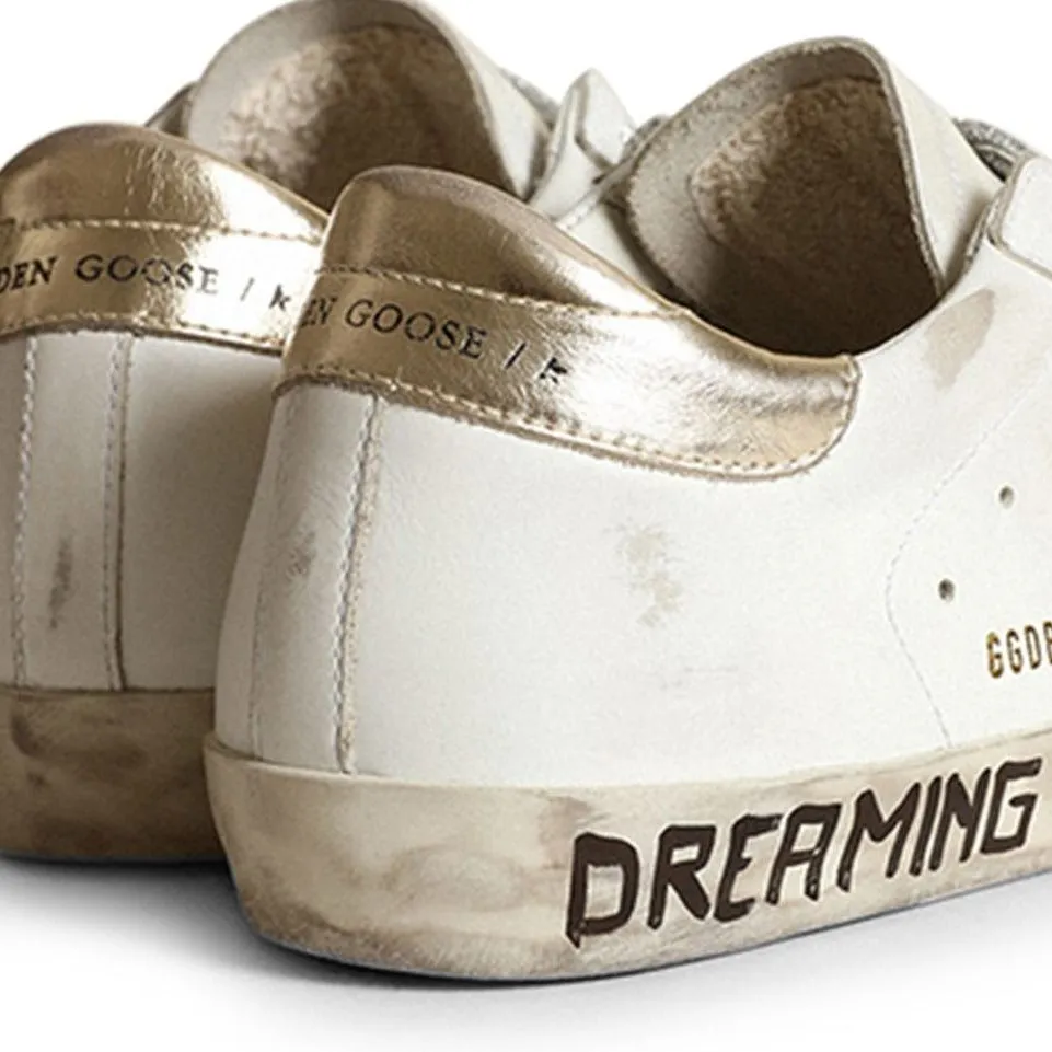 Golden Goose Superstar Metallic Mixed Leather Sneakers