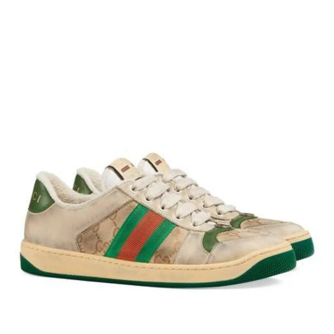 Gucci Women Screener Sneaker Green