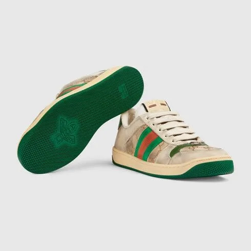 Gucci Women Screener Sneaker Green