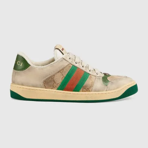 Gucci Women Screener Sneaker Green