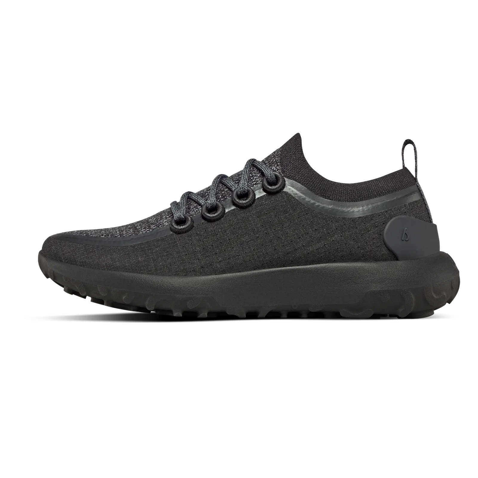 Men's Trail Runners - Natural Black (Black Sole)