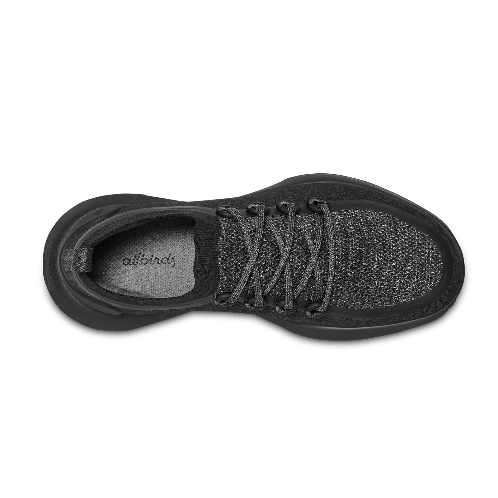 Men's Trail Runners - Natural Black (Black Sole)