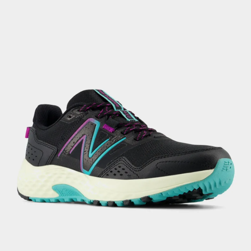 New Balance Womens T410 V8 Trail Running Black/blue _ 182832 _ Black
