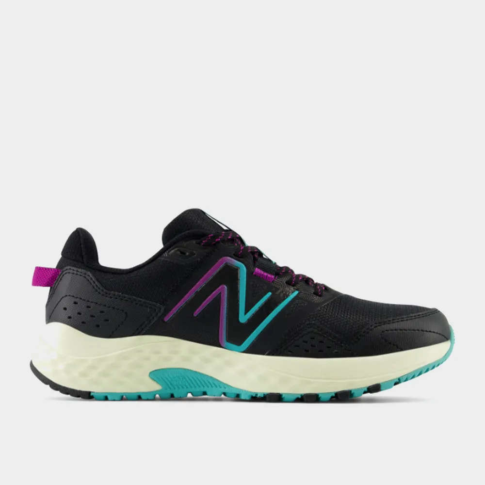 New Balance Womens T410 V8 Trail Running Black/blue _ 182832 _ Black