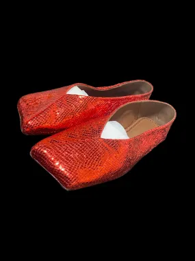 Square Toe Flats for Women-12