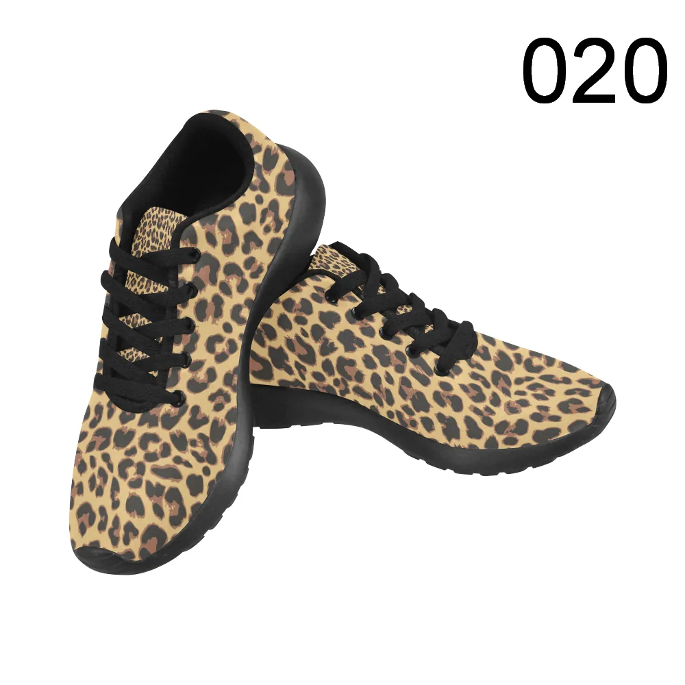 Zenzzle graphic Leopard pattern print on Women's Breathable Running shoes Casual Lightweight Athletic Sneakers